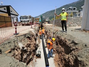 Hisarönü-Ovacık kanalizasyon hattının yüzde 41’i tamamlandı