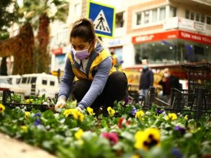 Büyükşehir peyzaj çalışmalarına devam ediyor