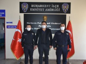Kaymakam Ülkü’den İlçe Emniyet Amirliği’ne ziyaret