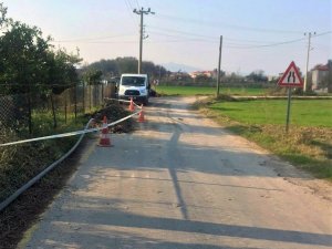 Kapukargın Mahallesi Kanalbaşı Mevkiinde İçme Suyu Hattını Yenileniyor