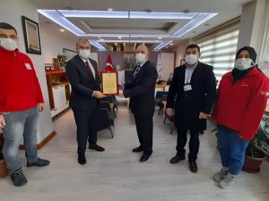 Aydın İl Milli Eğitim Müdürlüğü’ne Türk Kızılay’ından ’altın’ madalya