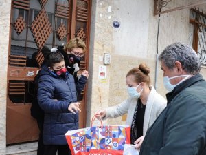 Başkan Çalkaya, engelli çocukları unutmadı