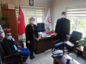 Söke MHP’den İlçe Sağlık Müdürlüğü’ne Dezenfektan Cihazı bağışı