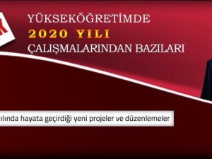 "Yeni YÖK" 2020 yılında da birçok yeni projeye imza attı