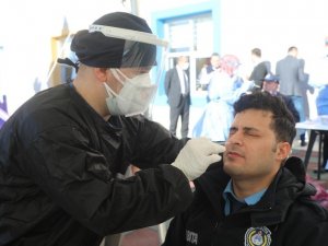 Belediye çalışanlarına korona testi