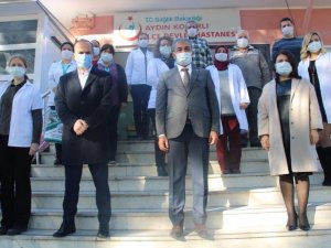 Başkan Kaplan’dan sağlık çalışanlarına anlamlı ziyaret