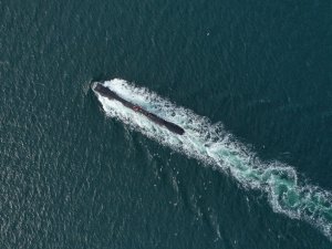Türk denizaltısı İstanbul Boğazı’ndan böyle geçti