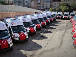 Mersin, 24 yeni ambulansa kavuştu