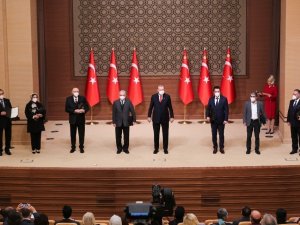 Cumhurbaşkanı Erdoğan, Kültür ve Sanat Büyük Ödülleri töreninde konuştu