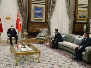 Cumhurbaşkanı Erdoğan, Avusturya’daki terör saldırısında kahraman olan iki Türk’ü kabul etti