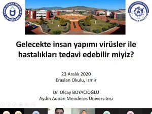 ADÜ öğretim üyesi lise öğrencileri ile çevrimiçi seminer gerçekleştirdi