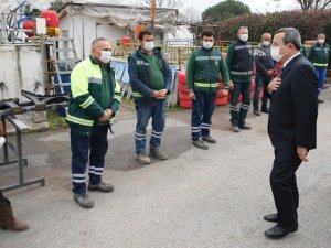 Başkan Batur, belediye personeliyle 2020’yi uğurladı