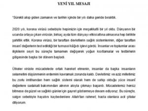 TBMM Başkanı Şentop: “Geceye yenilmeyen her insana ödül olarak bir sabah, bir gündüz ve bir güneş vardır diyerek yaşadığımız zorlukların 2021’de geçeceğini ümit ediyoruz"