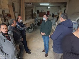MHP ilçe yönetiminden esnafa yılbaşı ziyareti