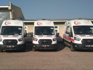 Elazığ’da 4 yeni ambulans hizmete girdi