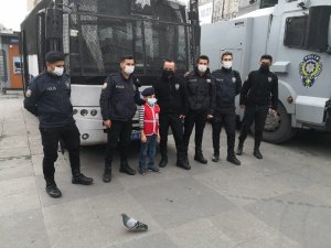 Engelli çocuğun polis olma hayali gerçek oldu