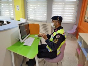 Kırkağaç İlçe Jandarma’dan çevrimiçi eğitim