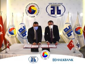 Aydın Ticaret Borsası ve Halk Bank arasında finansman anlaşması imzalandı