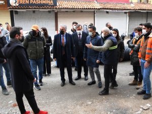 Başkan Günel, 6 ayrı noktada eş zamanlı yürütülen çalışmaları denetledi