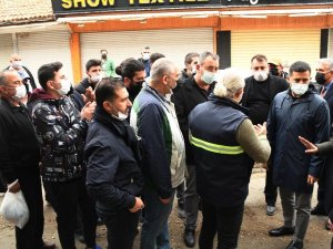 Ticaret Odası Başkanı Akdoğan, çarşılarda yürütülen çalışmaları inceledi