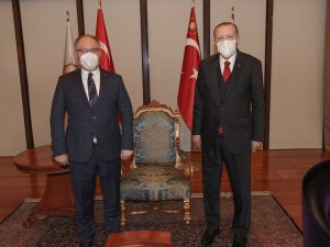 Başkan Bilgin Cumhurbaşkanı Erdoğan ile bir araya geldi