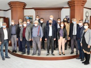 Didim Muhtarlar Derneği Başkan Atabay ile bir araya geldi