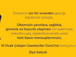Milli Eğitim Bakanı Selçuk’tan ‘10 Ocak Çalışan Gazeteciler Günü’ mesajı