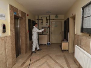 Pamukkale’de 2 bin bina dezenfekte edildi