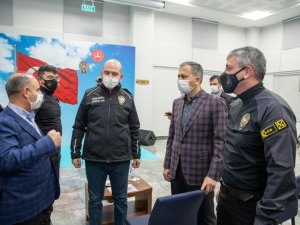 İçişleri Bakanı Soylu, İstanbul Takviye Kuvvet Müdürlüğü’nü ziyaret etti