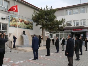 Kütahya’daki bütün okullarda İstiklal Marşı okundu