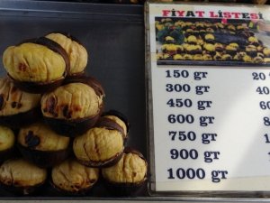 Pişmiş kestanenin kilosu 130 lira oldu