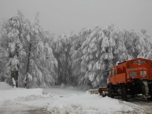 Kütahya’da kar kalınlığı 30 santimetreye ulaştı