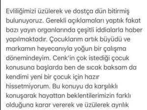 Demet Şener’den boşanma açıklaması