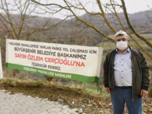 Büyükşehir, Kuyucak Yeşildere Mahallesi’ndeki yol çalışmasını tamamladı
