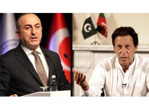 Bakan Çavuşoğlu, Pakistan Başbakanı Khan ile görüştü