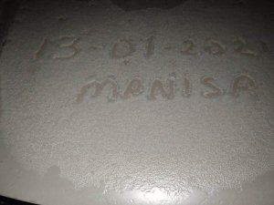 Manisa’ya yılın ilk karı yağdı