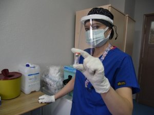 Sındırgı’da Covid aşı çalışması başladı