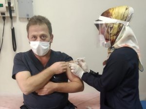 Alaçam’da ilk aşılar uygulamaya başlandı