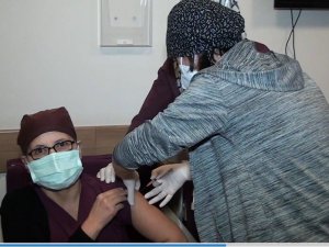 Çankırı’da korona virüs aşısı uygulanmaya başlandı