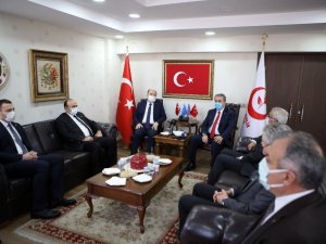 BBP Genel Başkanı Destici, Çelebi ile bir araya geldi