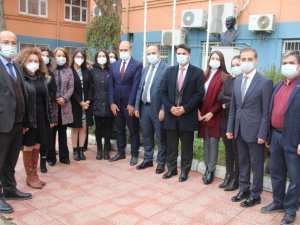 Sur Kaymakam Çiftçi, İlçe Sağlık Müdürü Yakut ile bir araya geldi