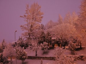 İlk kar, Simav’da kartpostallık manzaralar oluşturdu