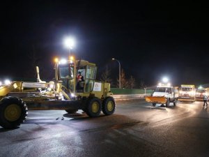 Kar yağışı uyarısı ekipleri alarma geçirdi
