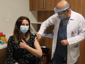 Medova Hastanesi aşı uygulamasına başladı