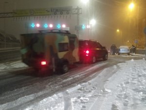 İstanbul’da kar sonrası oluşan sis sürücülere zor anlar yaşattı