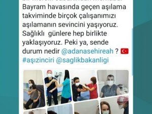 Mersin Şehir Hastanesinden ’aşı zinciri’ kampanyası