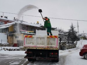 Çankaya’da karla mücadele