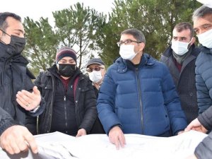 Başkan Çelik Sancaklıiğdecik çok amaçlı salon inşaatında incelemelerde bulundu
