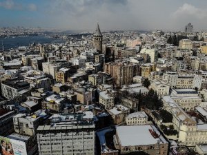İstanbul’dan kar manzaraları