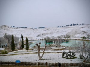 Pamukkale Belediyesi kar mesaisinde